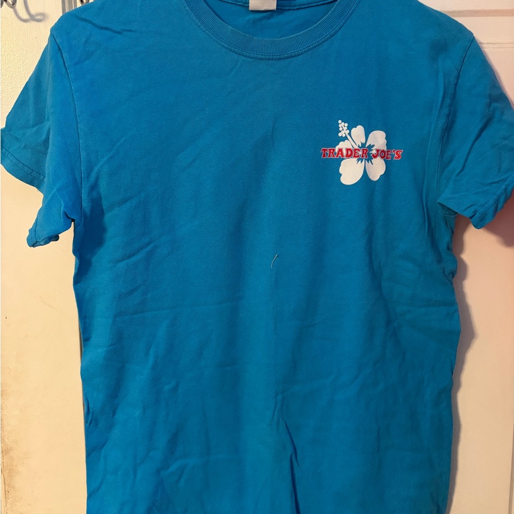 Trader Joe's Blue Short Sleeve Tee
